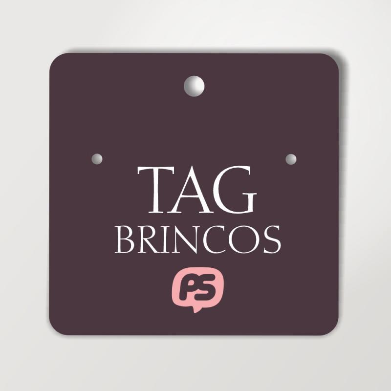 Tag Brincos 4,3 x 3,9 cm